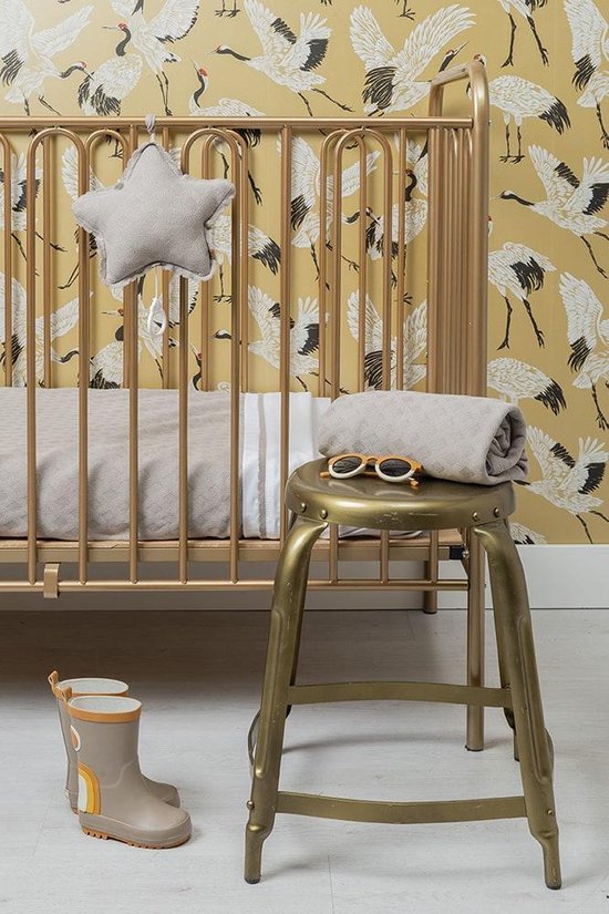 Baby's Only Gebreid baby Muziekdoosje - Muziekhanger ster Reef - Urban Taupe - 100% ecologisch katoen - Muziek speelgoed van Baby's Only — afbeelding 4