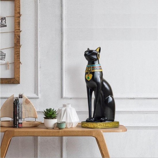 Baykadecor Statue De Bastet Uniek Chat Egyptien Mythologie Egyptienne Deesse De Bol Com