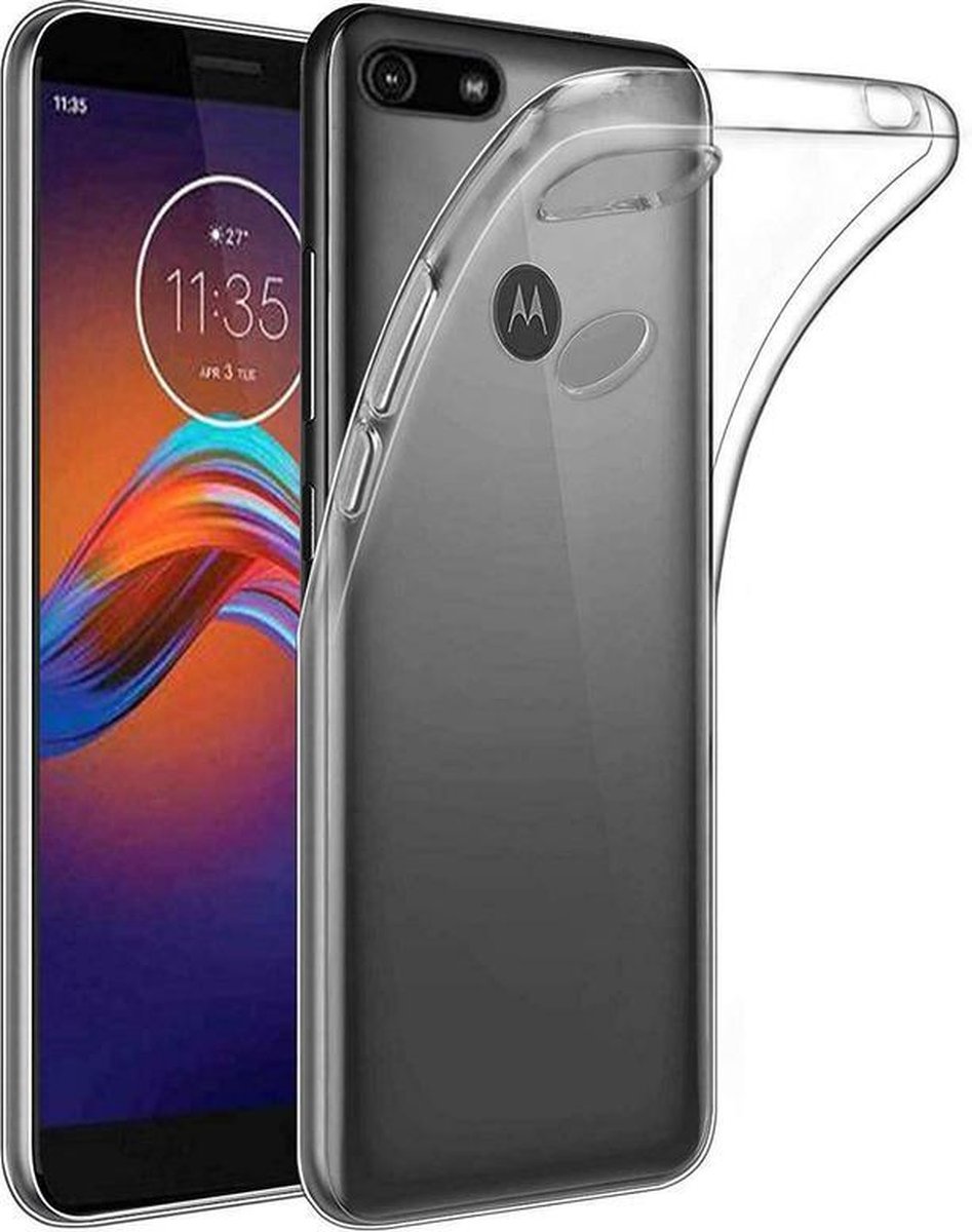 Hoesje Geschikt voor: Motorola Moto E6 Play - Silicone - Transparant