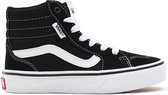 Vans YT Filmore Hi Jongens Sneakers - Black/White - Maat 30
