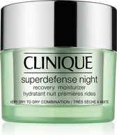 Clinique Superdefense Night Recovery Moisturizer - 50 ml - Hydraterende nachtcrème
