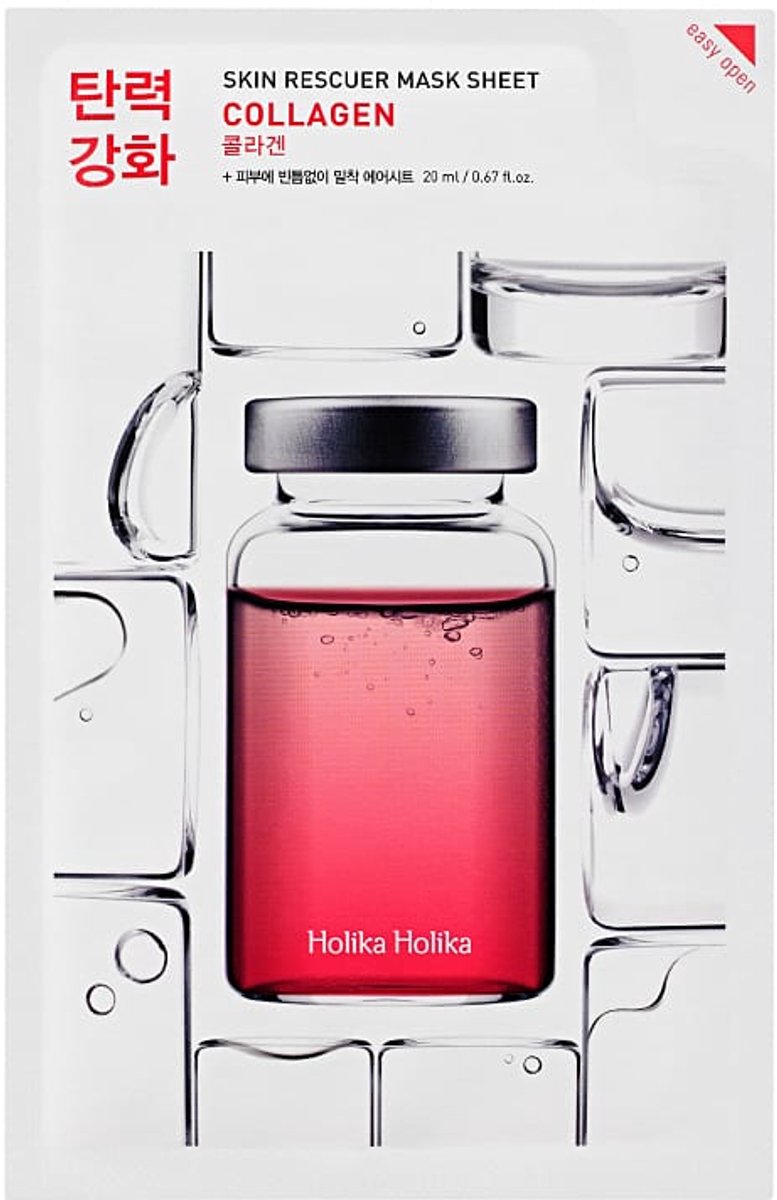 Holika Holika - Collagen Skin Rescue Mask Sheet - Lifting Canvas Mask With Collagen