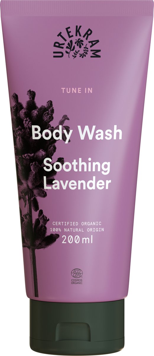 Goedkoopste Urtekram Tune in soothing lavender bodywash 200 Milliliter