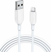 Anker PowerLine 1.8m witte Lightning kabel uit Kevlar supervezel - Apple MFi gecertificeerd