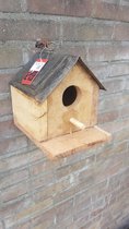 Bol.com birdhouse iron/wood | 20x20 | mix colour aanbieding