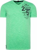 Camp David ® t-shirt gemaakt van slubgaren met artwork op de achterkant
