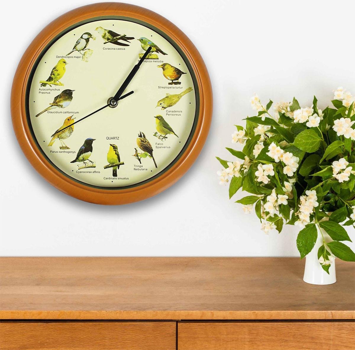Genius Ideas Wall Clock Birdsong Design | bol.com