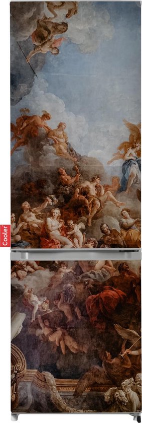 COOLER LARGECOMBI-ABARO Combi Bottom Koelkast, E, 198+66l, Baroque All Sides