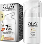 Olay Total Effects 7in1 CC Crème - Licht Tot Medium - Met SPF15 - 50ml