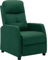 Fauteuil donkergroen stof