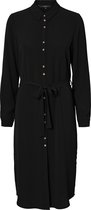 VERO MODA VMSASHA SHIRT L/S DRESS GA Dames Jurk - Maat S
