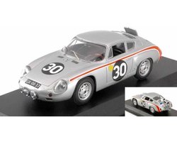 De 1:43 Diecast Modelcar van de Porsche 695GS Abarth #30 van de 24H LeMans van 1962. De rijders waren B. Pon en De Beaufort. De fabrikant van het schaalmodel is Best Model. Dit model is alleen online verkrijgbaar