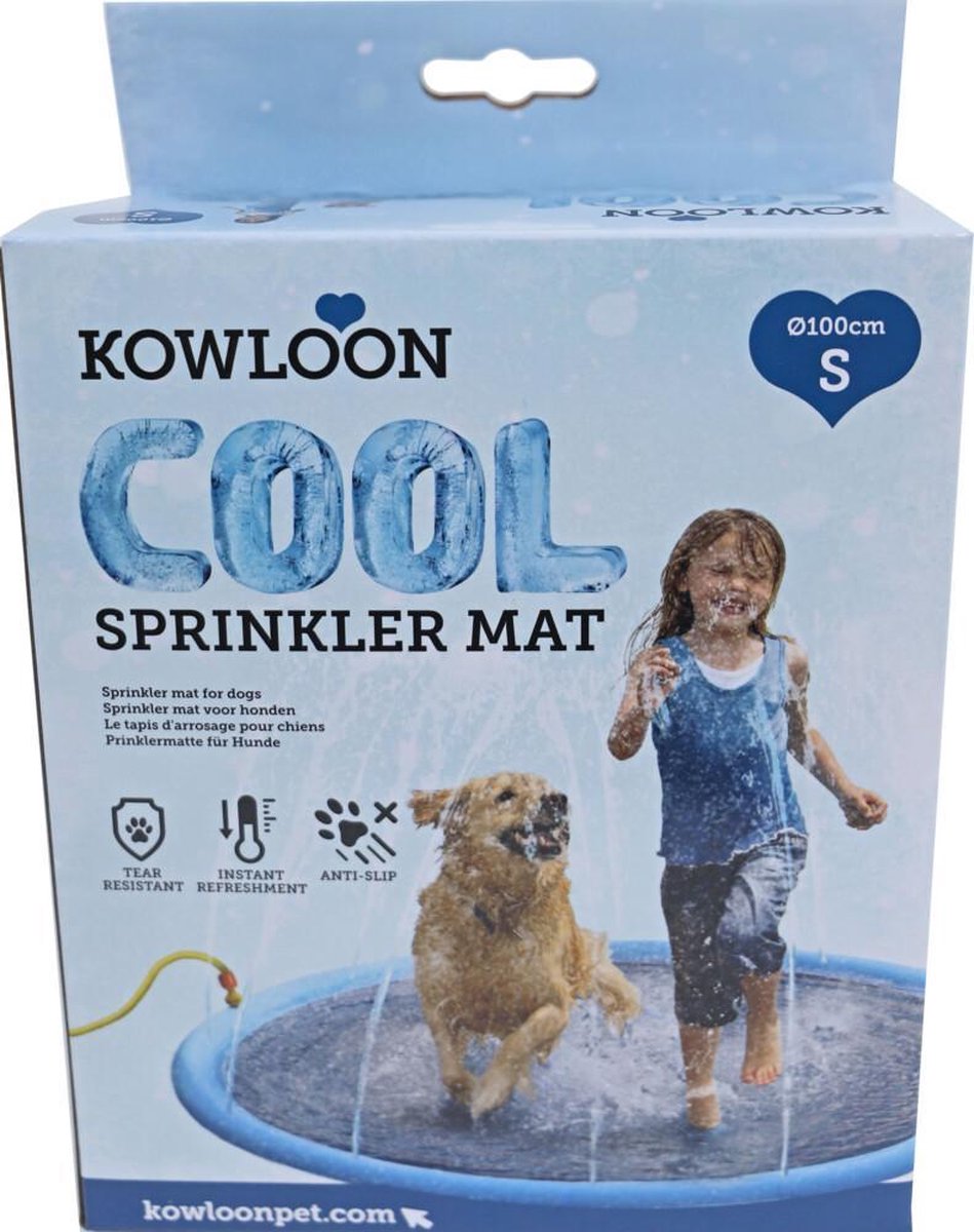 Kowloon Cool Sprinkler Mat Blauw S 100 cm Default Title bol