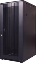 Alfaco 19-6637PP, 37U,  19'' Serverkast met stalen geperforeerde deuren (BxDxH) 600x600x1800mm, zwart