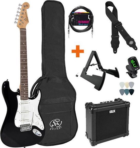 Elektrische gitaarpakket SX - Elektrische gitaar beginner - Gitaar voor  starters -... | bol.com