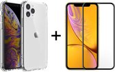 iPhone 13 Pro Max hoesje shock proof case transparant - Full cover - 1x iPhone 13 Pro Max Screen Protector