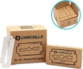 Chinchilla Zero Waste - Scheermesjes - Universeel - 5 x 10 navulmesjes - unisex
