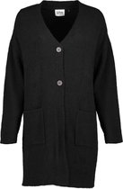Blue Seven dames vest lang zwart - maat M