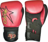 Bokshandschoen Starpro secure-fit training glove | rood-zwart (Maat: 10OZ)