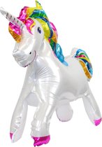 Unicorn Versiering Speelgoed Ballon Verjaardag Versiering 3D Ballonnen Feest Versiering Decoratie Met Rietje – 1 Stuk