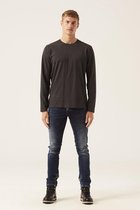 Garcia T-shirt Longsleeve Met Tekstprint H11217 B. Graphite 481 Mannen Maat - M