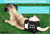 Loopsheidbroekje Hond- L - Hondenluier - Zwart