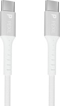 PEXIL USB-C naar USB-C oplaadkabel - 3A - 1M - Wit