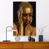 Plexiglas Schilderij Golden Lady