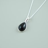 House of Jewels - Onyx Ketting 42cm - Echt Zilver