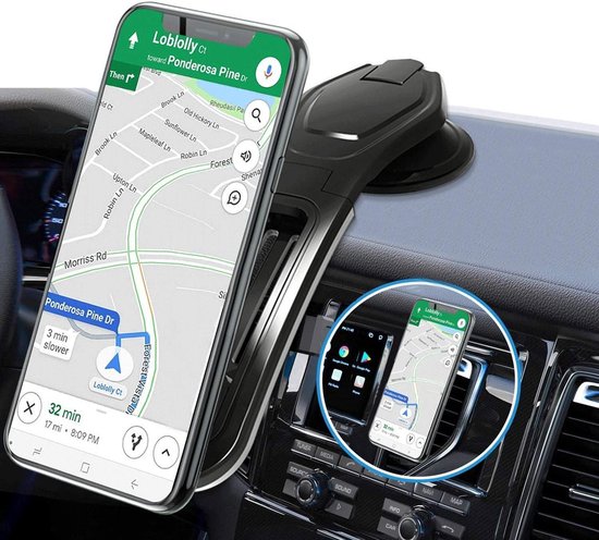 TOEECY Magnetische Telefoonhouder Met Opvouwbare Bloem-airbag – Voor Smartphones En Tablets, Geel