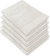 CLYR Handdoek Tidy Towels - Set van 5 stuks - 50x100 - 100% BCI Katoen - South Beach Pebble