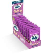 Superballs - BIO & VEGAN Snacks - Happy Glow (smaak: appel - chia) 8x48g