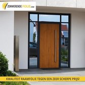 Krasvaste Raamfolie Zilver - 75x300 cm - Met Spiegeleffect - Zelfklevend