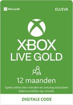 Microsoft Xbox Live Gold - 12 Maanden Abonnement - Xbox Series X|S, Xbox One & Xbox 360 Download