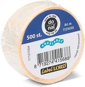 Aqualabel HACCP Stickers - Voedseletiket - Houdbaarheidsetiket - Dagstickers - 500 stuks - Donderdag Weg op Zaterdag- Zwart