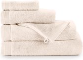 Bamatex Home Textiles - Collectie Emotion - Badgoedset - Set van 4 handdoeken 50 x 100 cm - 4 washandjes 16 x 22 cm - 2 badhanddoeken 70 x 140 cm - BEIGE - Egeïsche gekamde katoen