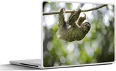 Laptop sticker - 13.3 inch - Een luiaard hangt in de bomen - 31x22,5cm - Laptopstickers - Laptop skin - Cover