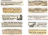 Stickerstrookjes - Newspaper - 50 stuks - Stickers voor o.a. bulletjournal, scrapbooking en het maken van kaarten
