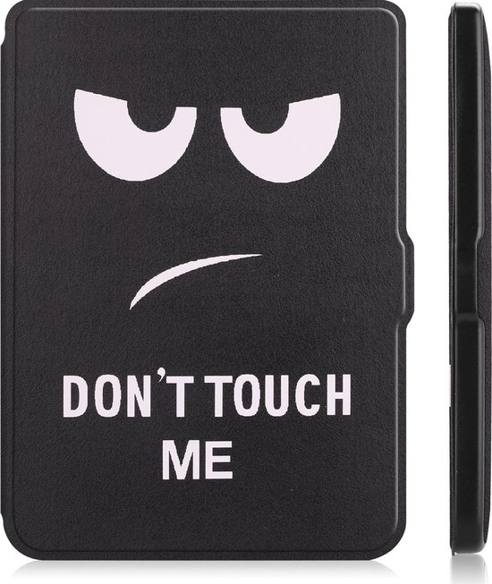 Hoesje Geschikt voor Kobo Clara HD Hoes Bescherm Hoesje Case Sleep Cover - Hoes Geschikt voor Kobo Clara HD Hoesje - Don't Touch Me van Hoesje  — afbeelding 4