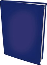 Rekbare boekenkaften A4 - Blauw - 4 stuks