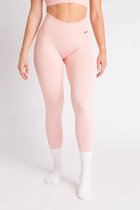 Aesthetic Wolf Ribbed Seamless - Legging Dames - Roze - Medium