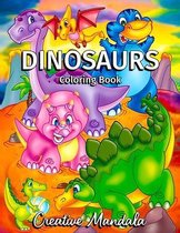 Dinosaurs Coloring Book For Kids Ages 4-8