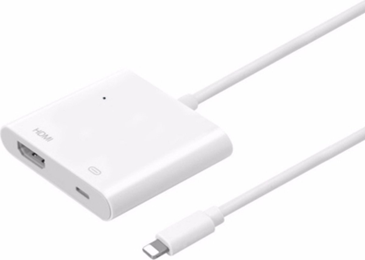 Lightning compatible naar HDMI kabel adapter voor iPhone & iPad | bol.com