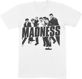 Madness - Vintage Photo Heren T-shirt - XL - Wit