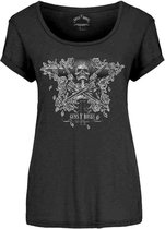 Guns N' Roses Dames Tshirt -XL- Skeleton Guns Zwart