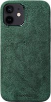 iPhone 12 Mini - Alcantara Case- Midnight Green