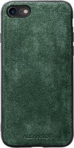 iPhone SE (2020) / 8 / 7 - Alcantara Back Cover - Midnight Green
