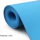 yogamat 3mm blauw