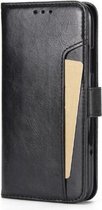 geschikt voor Apple iPhone 12 Pro Max Extra space book case - zwart