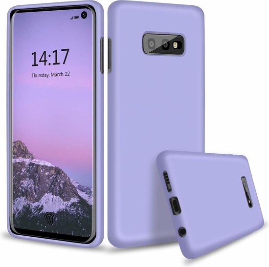 ShieldCase Siliconen case geschikt voor Samsung Galaxy S10e hoesje - optimale bescherming - perfecte pasvorm - TPU Materiaal - paars